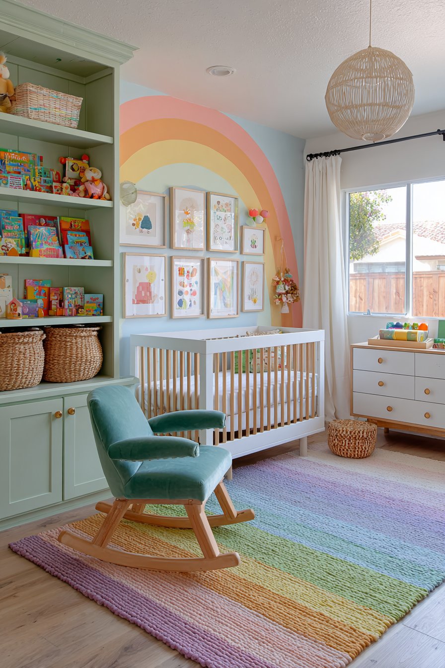 Colorful baby room